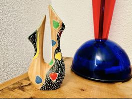 DERUTA MAIOLICHE Vase 1950-1960 Sign./num. Italy wie NEU TOP