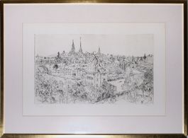 Stadt Bern: nummerierte Lithographie