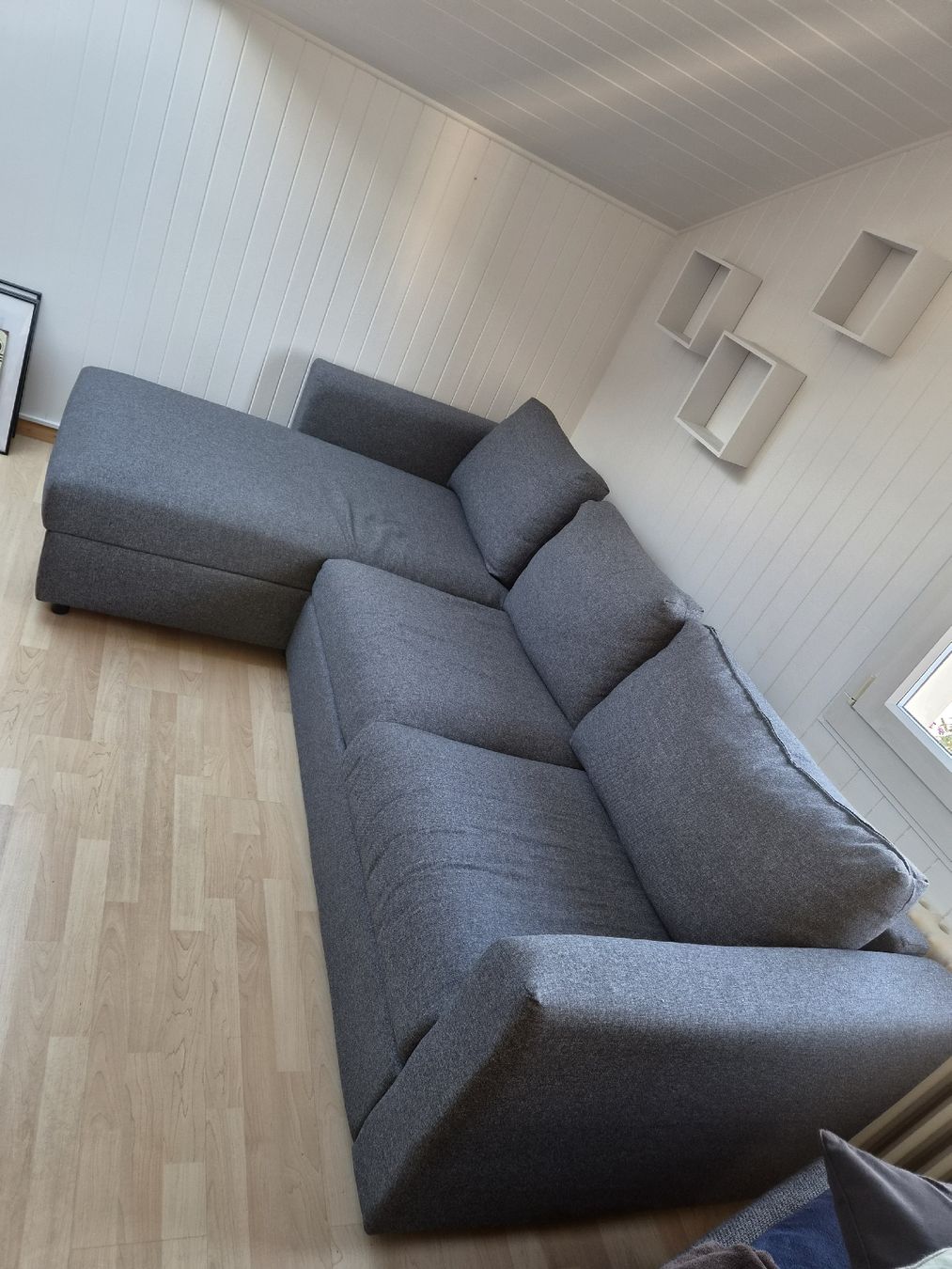 Ikea Divani: Ecksofa grau mit Bettkasten – Usato da Kriens venduto da Julienne_44 2
