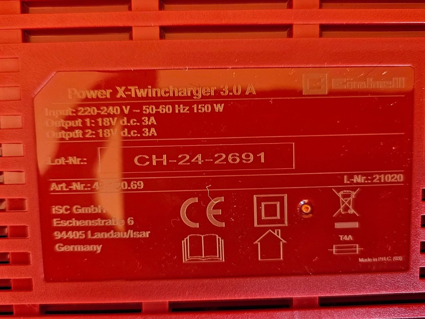 Einhell Accus & piles: Einhell Power X Twincharger 3A – Neuf avec emballage d'origine à Aarau par karlhubsi 2
