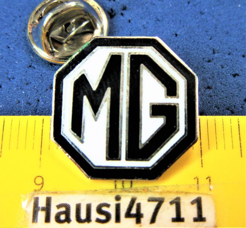 PIN AUTO LOGO MG BRITISH SPORT-CAR ENAMEL SILBRIG SCHMUCK-PI | Kaufen ...