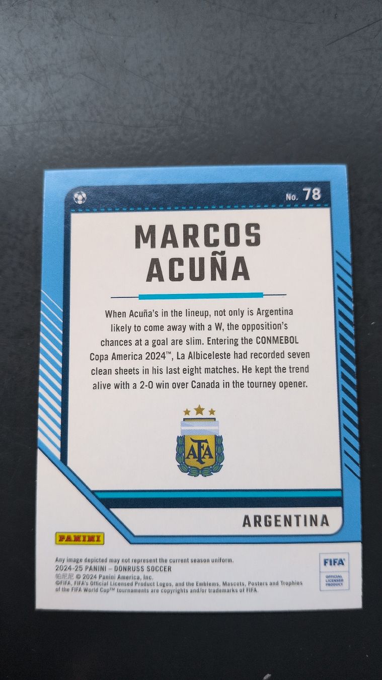 Panini Sammelbilder & Trading cards: Panini Donruss - Marcos Acuna  – Neu (gemäss Beschreibung) aus Riddes von marioCro16 1