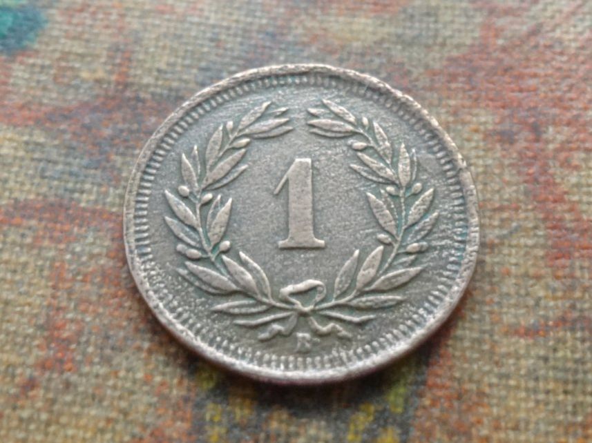 Tutti le monete: 1 Rp. 1910 – Usato da Romanel-sur-Lausanne venduto da Swift13 1