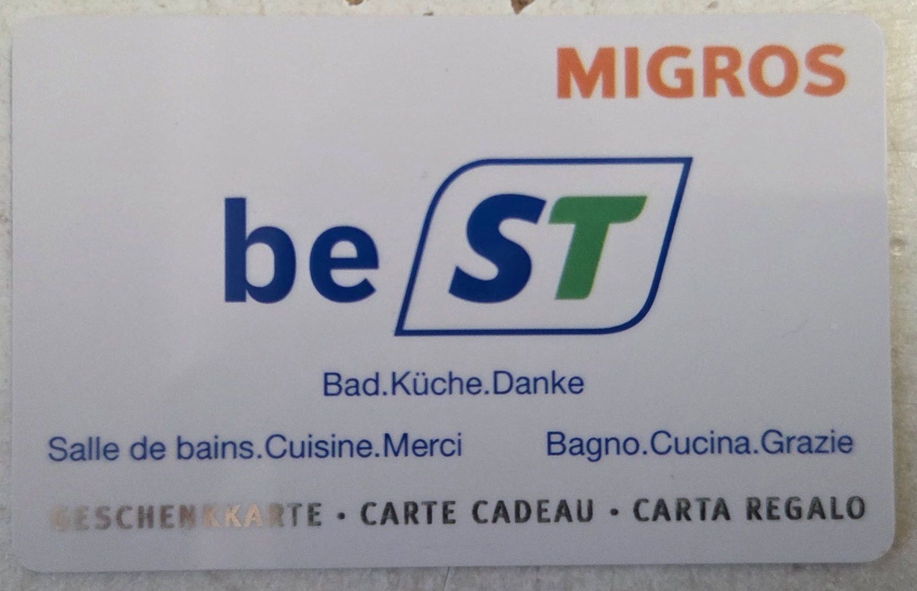 Cartoline: M Geschenkkarte beST – Usato da Gossau SG venduto da oreliefredy