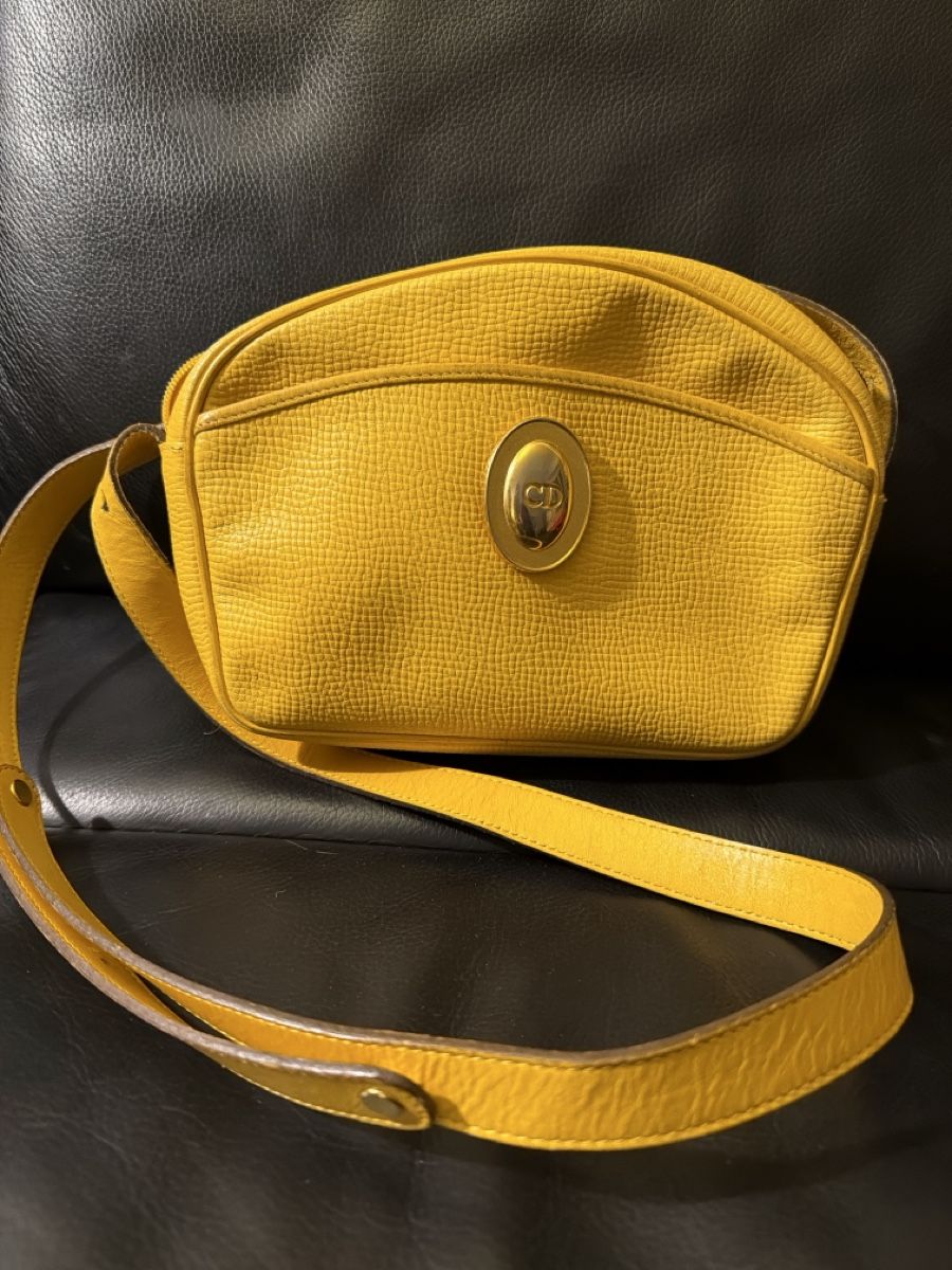 Dior Borse da donna: Sac Christian Dior Vintage Jaune – Usato da Lausanne venduto da Pascal9999