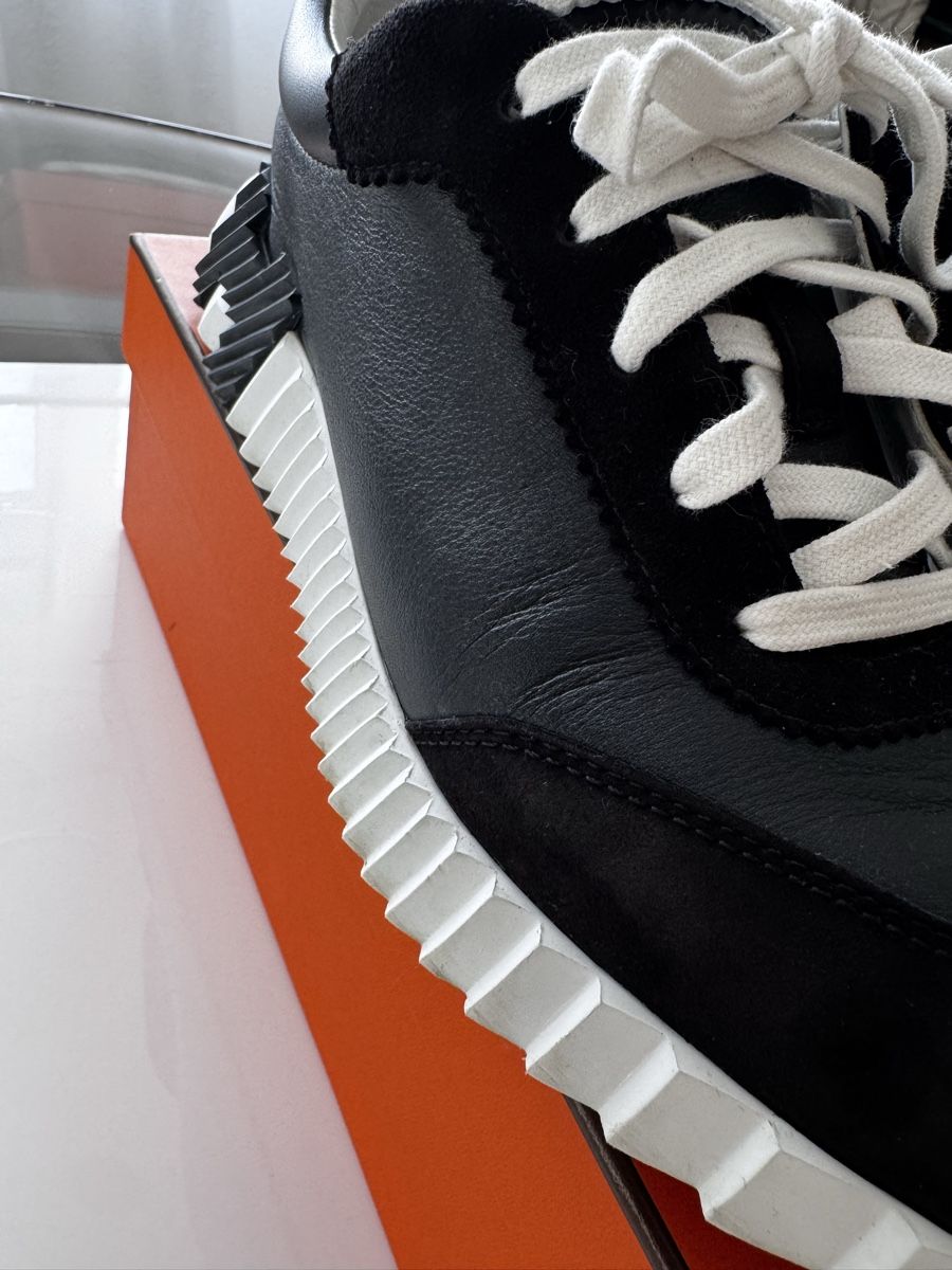 Hermès Scarpe da uomo: Hermès Turnschuhe, Schwarz-Weiss – Usato da Neuhausen venduto da Boki.Babic34 5