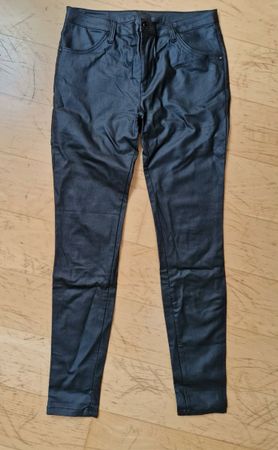 R Jeans Damen Hose in Lederoptik, Grösse L, NEU!
