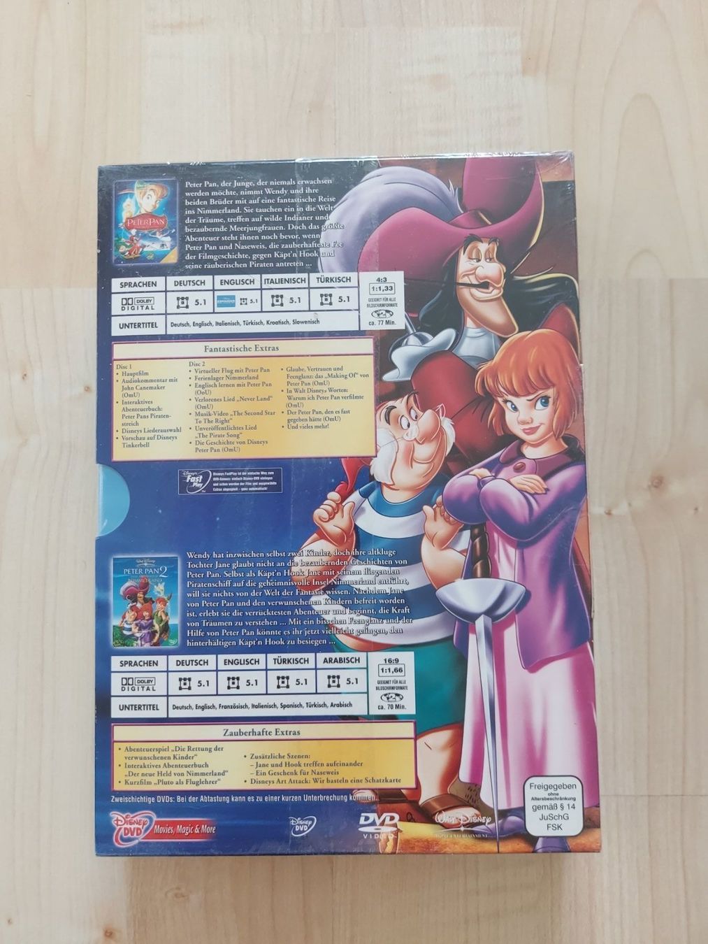 Tutti i DVDs: Peter Pan 3-disc Box Set (OVP) – Nuovo e nell'imballaggio originale da Kölliken venduto da arwen6 1