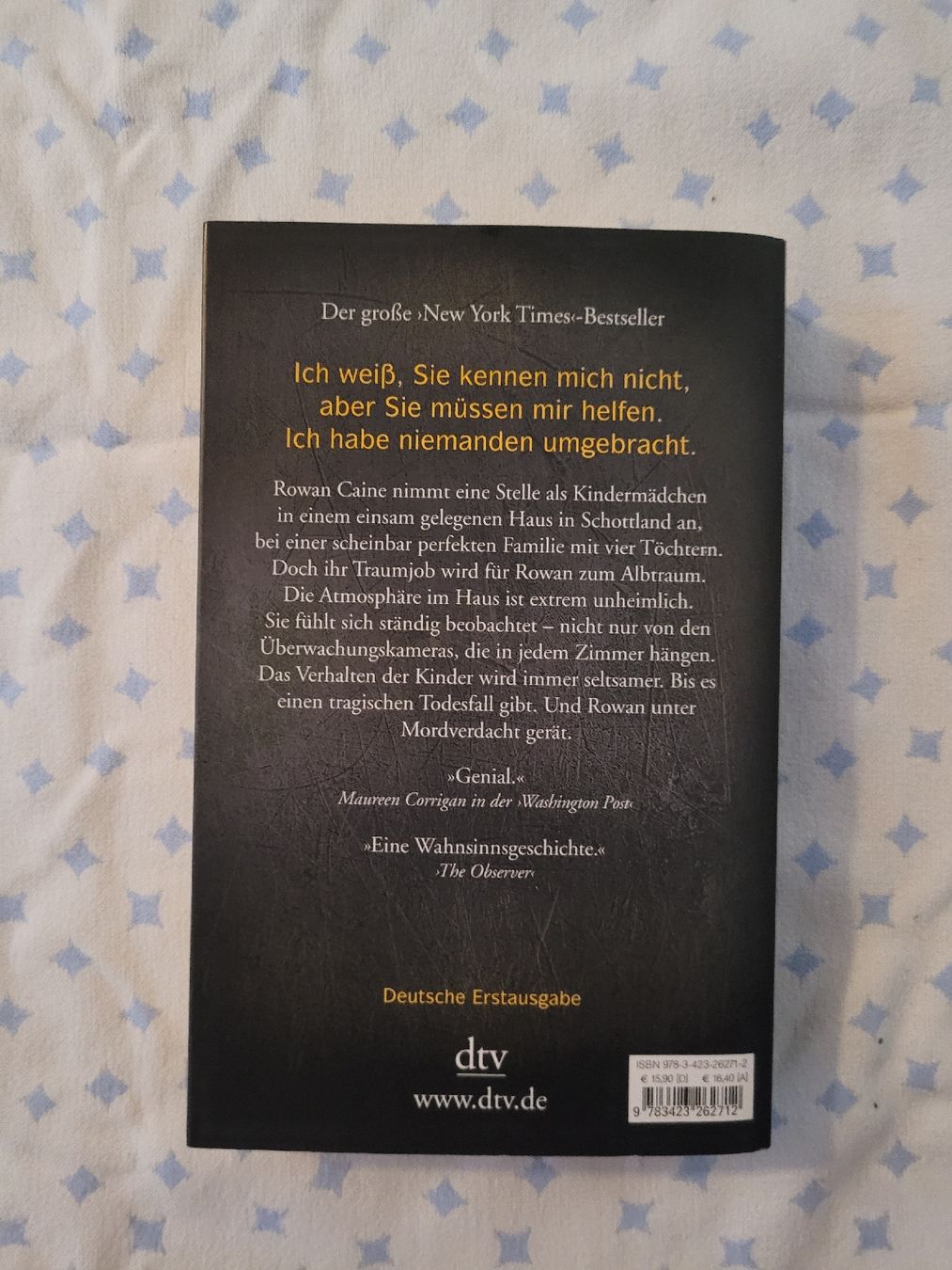 Libri: Thriller "Hinter diesen Türen" Ruth Ware – Usato da Perlen venduto da Safari_23 1