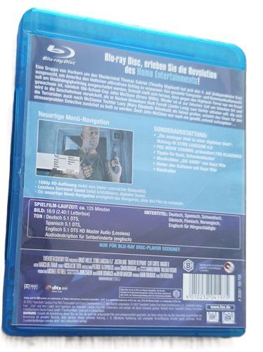Tous les DVDs: Stirb langsam 4.0 (Blu-Ray, Bruce Willis) – D'occasion à Wilen b. Wollerau par morethanmusic 1