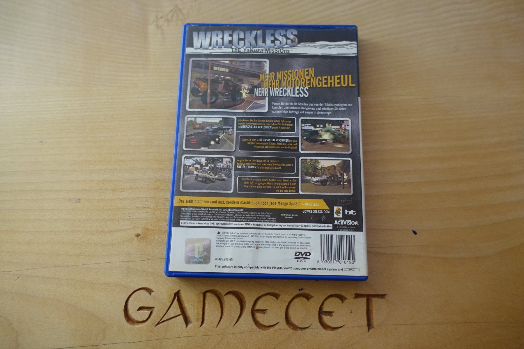 Sony Giochi: Wreckless: The Yakuza Missions – Usato da Steinach venduto da Gamecetch 2