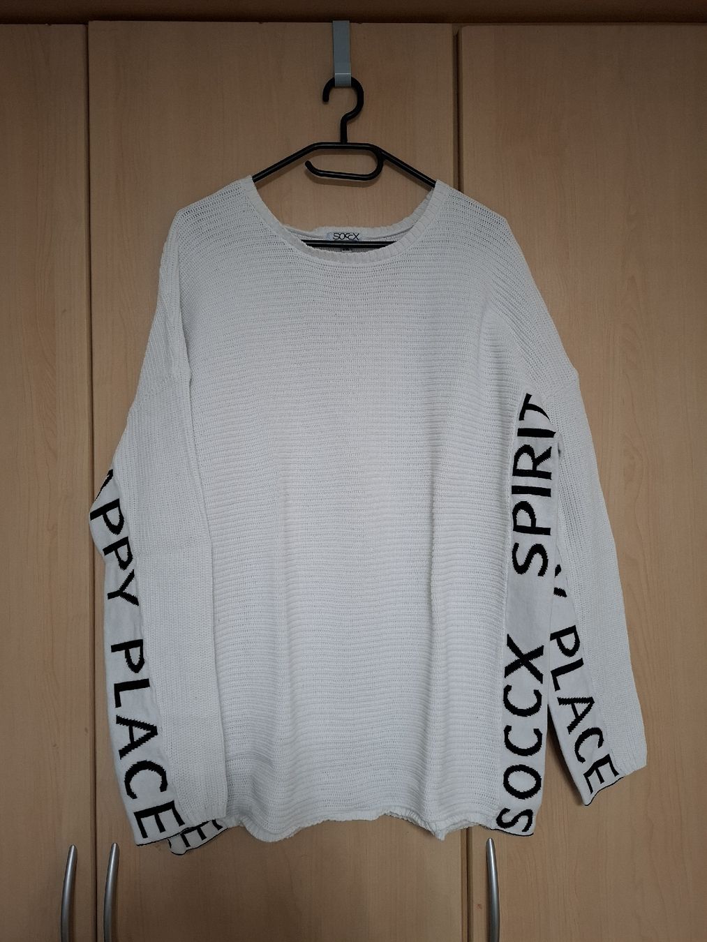 Camp David Pullover & Sweatshirts: Strickpullover Gr. 44-46/XXL, Soccx, weiss – Gebraucht aus Urtenen-Schönbühl von nerdgirl