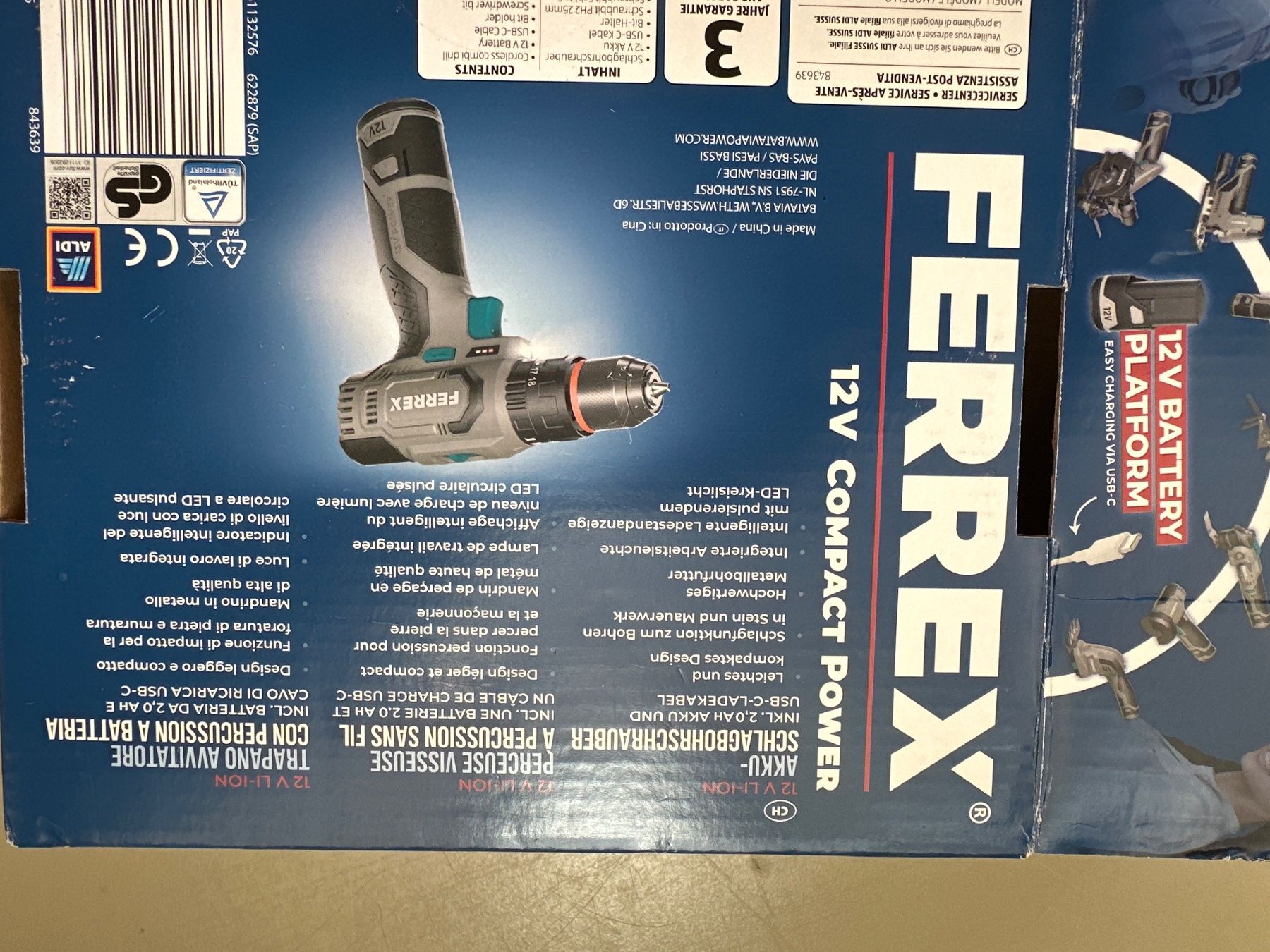 Ferrex Trapani: Ferrex Akkubohrschrauber – Usato da Brügg BE venduto da TSP02 3
