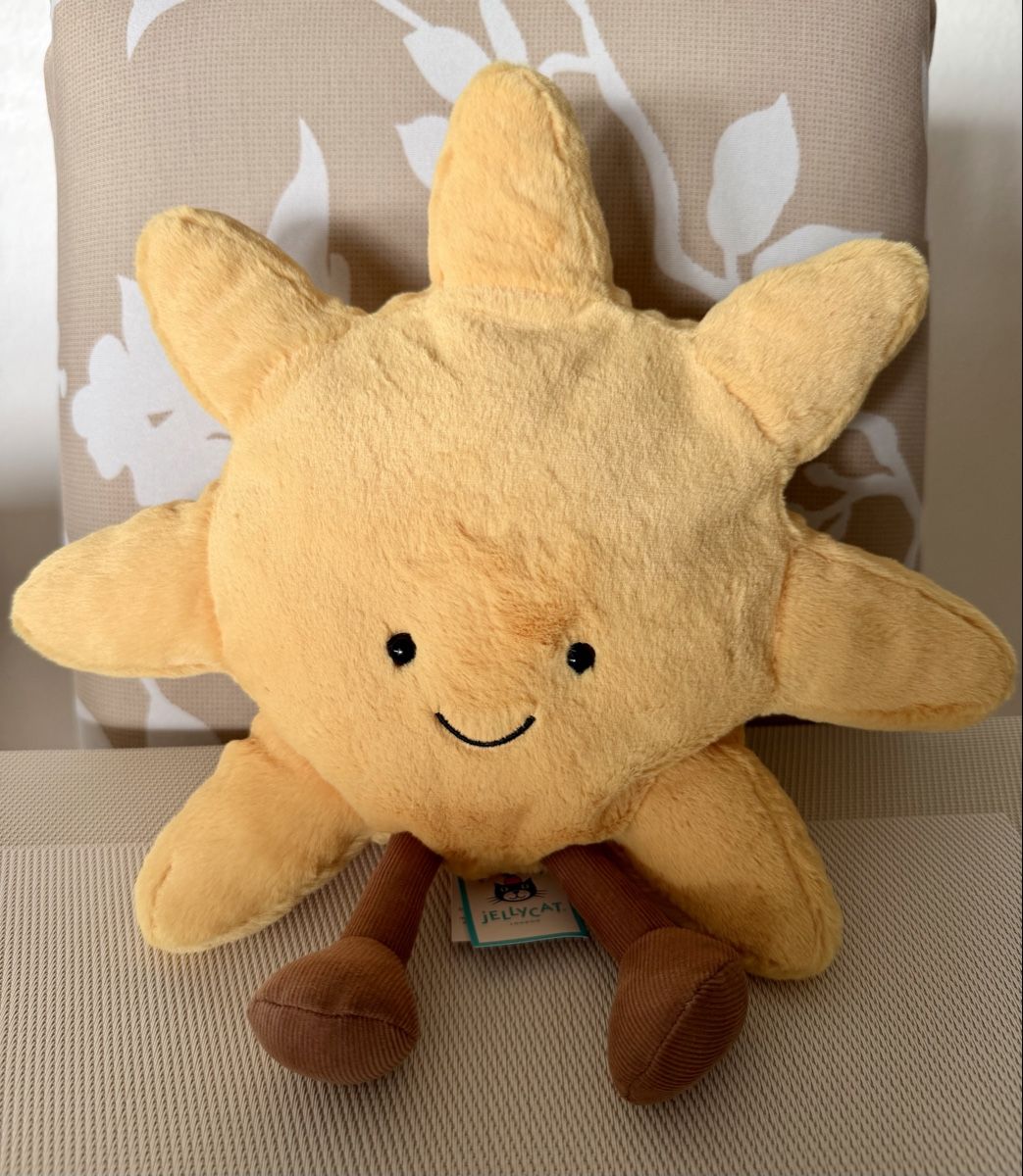 Jellycat Giocattoli: Jellycat Amuseables Sun Medium Sonne Plüschtier A2SUN – Nuovo e nell'imballaggio originale da Schaffhausen venduto da Sonne25 5