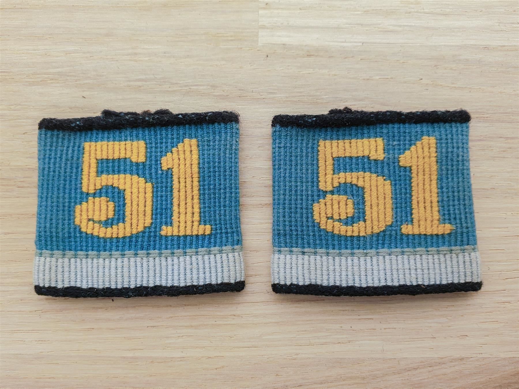 Uniformi: Achselschlaufen / Patten 51 – Usato da Erlinsbach venduto da S700