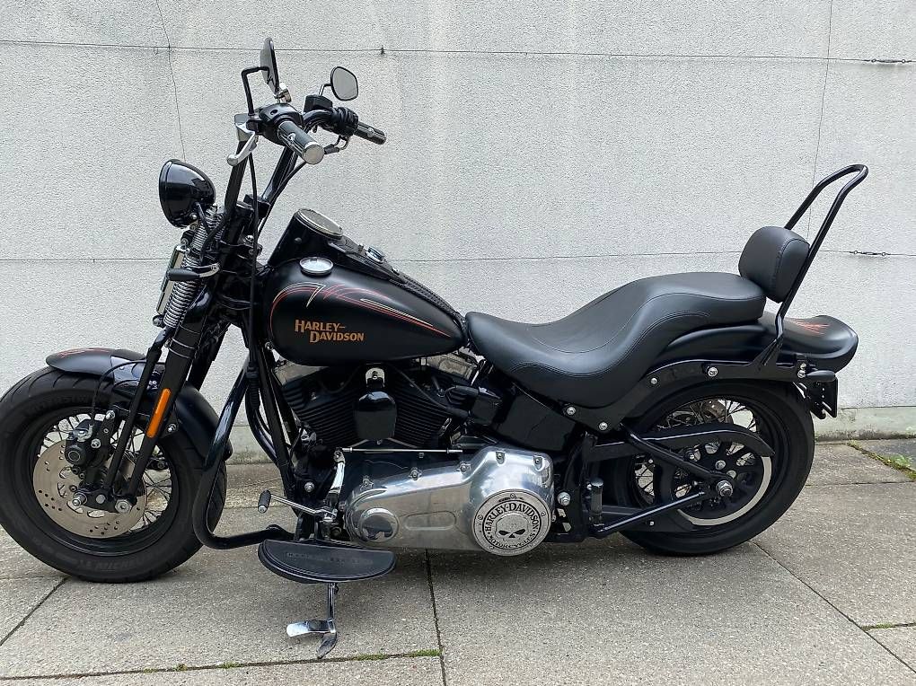 Chopper: Cross Bones Harley Davidson Springer Softail FLSTSB  – Usato da Basel venduto da Gardusi57