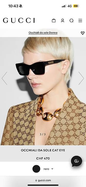Occhiali & Lenti: Sunglasses CAT EYE GUCCI – Usato da S. Antonino venduto da gio_q2dl 2