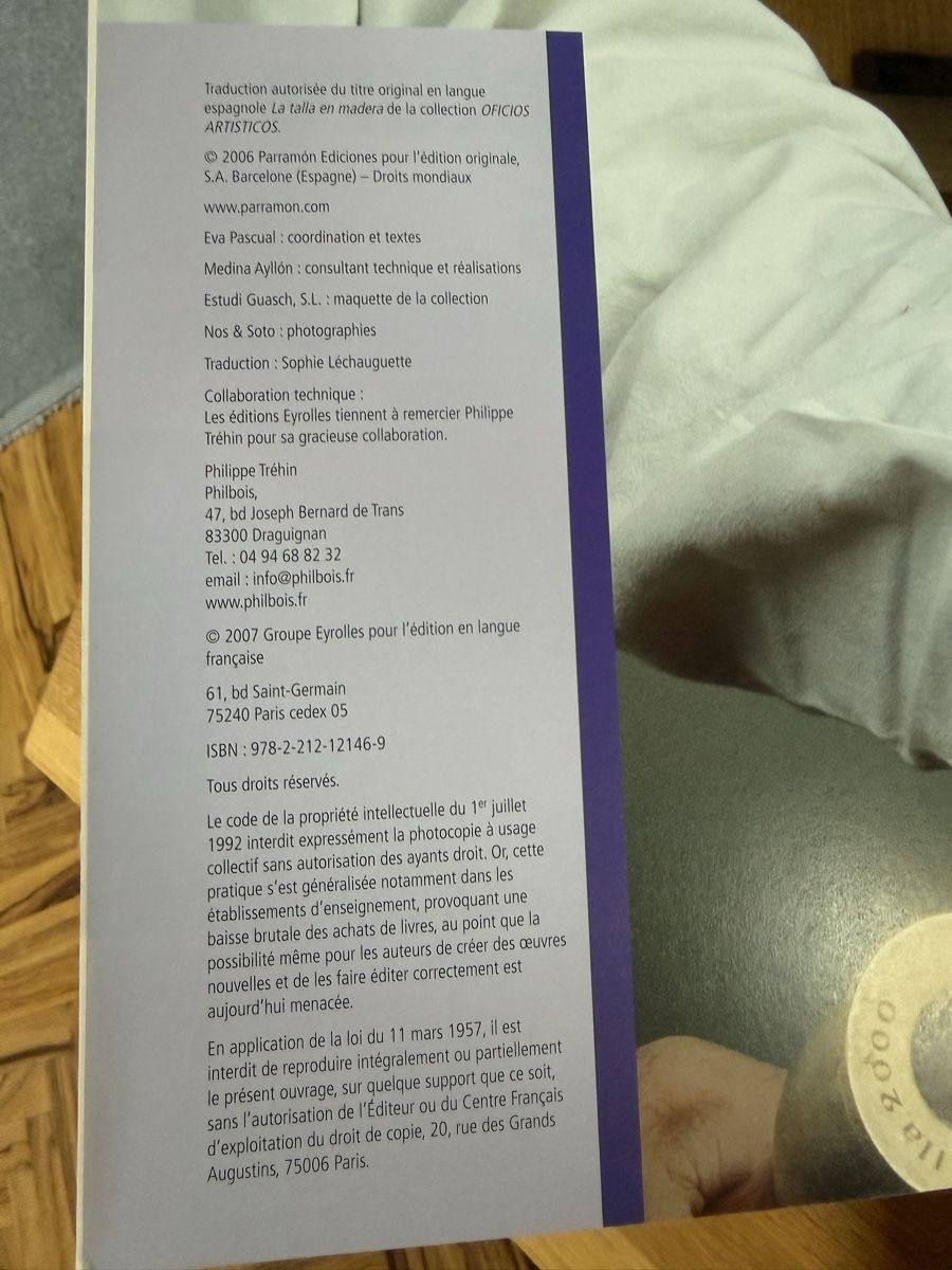 Libri: La sculpture sur bois: Techniques et réalisations. – Nuovo (secondo la descrizione) da Martigny-Croix venduto da Gigivs 1