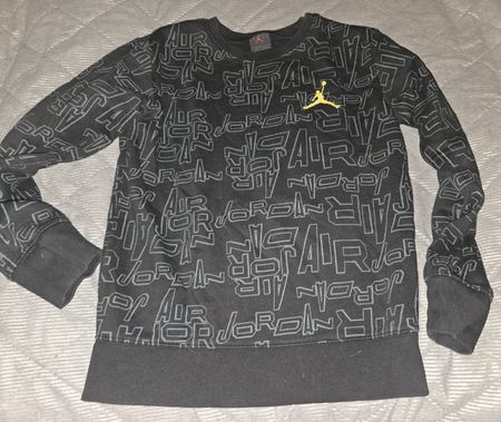Schwarzes Air Jordan Sweatshirt gr. 132-147 cm