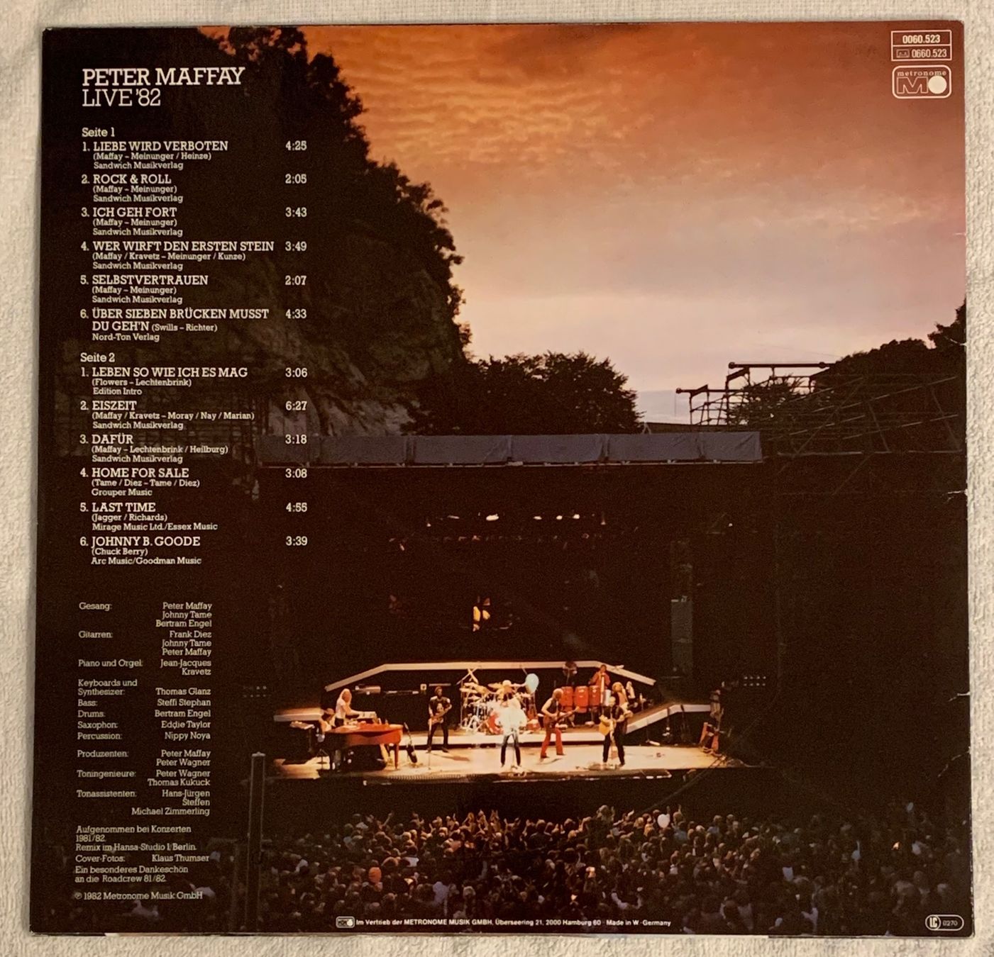 Schallplatten: Schallplatte Peter Maffay Live 82  / echtes altes Vinyl – Gebraucht aus Niederrohrdorf von troch 1