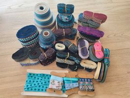 Deko-Bänder, neuwertig, grosses assortiertes Paket