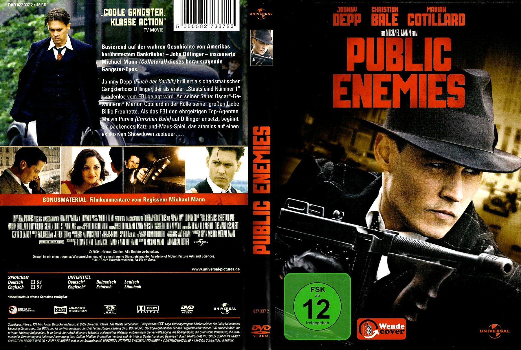 Tutti i DVDs: Public Enemies DVD – Usato da Hedingen venduto da Mr.Poopybutthole
