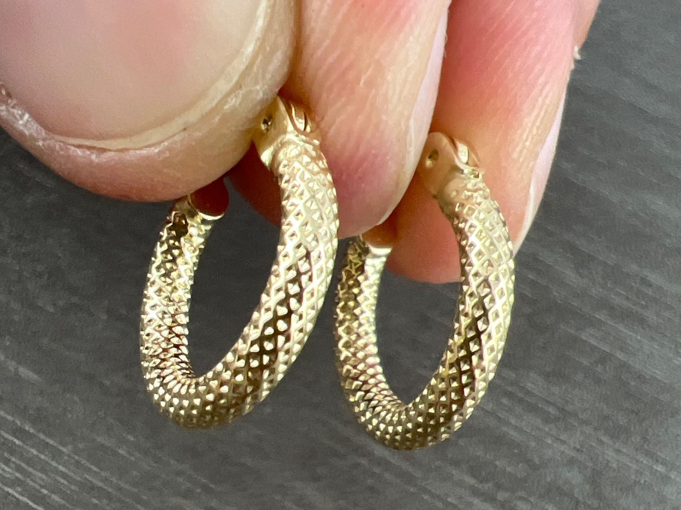 Boucles d'oreille: Creolen 585 Gold – D'occasion à Niederuzwil par leo_8857 2