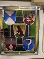 Schönes Wappenfenster    ca.30 mal 25 cm