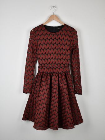 Maje Royani Jacquard-Kleid Gr.2 (36), neuwertig