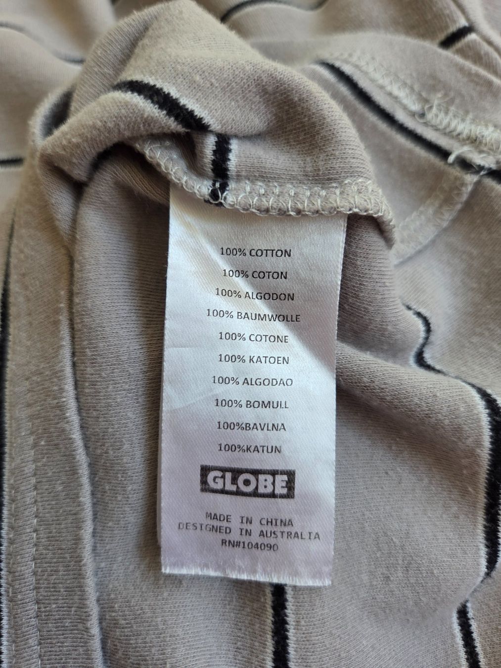 Maglioni & Felpe: Globe gestreiftes Langarmshirt - M – Usato da Bern venduto da -Aniko- 6