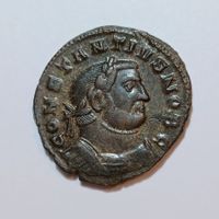 Follis (grosse römische Bronzemünze) Constantius I. 293-305