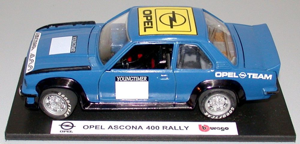 1979 Opel Ascona 400 Rally, UNIKAT BBURAGO 1:24 | Kaufen Auf Ricardo