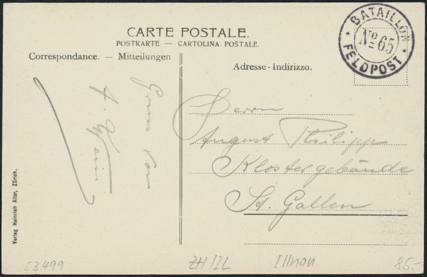 Cartoline postali: ZH Illnau – Usato da Schindellegi venduto da leecollect 1