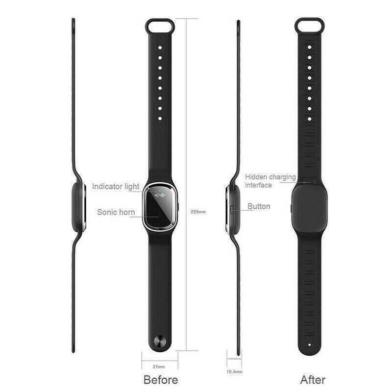 Armbänder & -reifen: Schwarz Elektronische Mücken schutz Armband – Neu (gemäss Beschreibung) aus Kirchdorf AG von Apost008 4