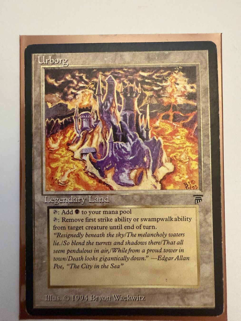 Magic The Gathering Carte collezionabili: Carte Magic Urborg Legendary Land 1994 – Usato da Kloten venduto da Mumiiin 1