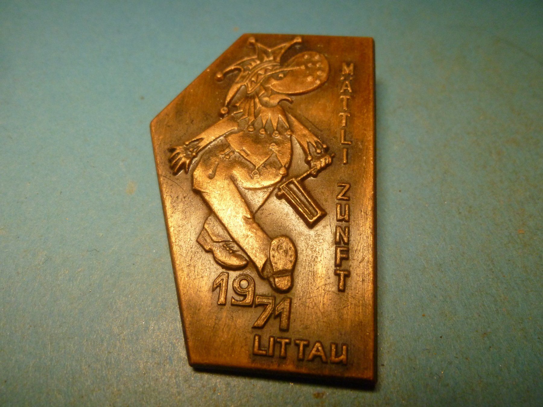 Plaketten & Abzeichen: LITAU 1971 BRONZE – Gebraucht aus Ried (Muotathal) von Mandarin02