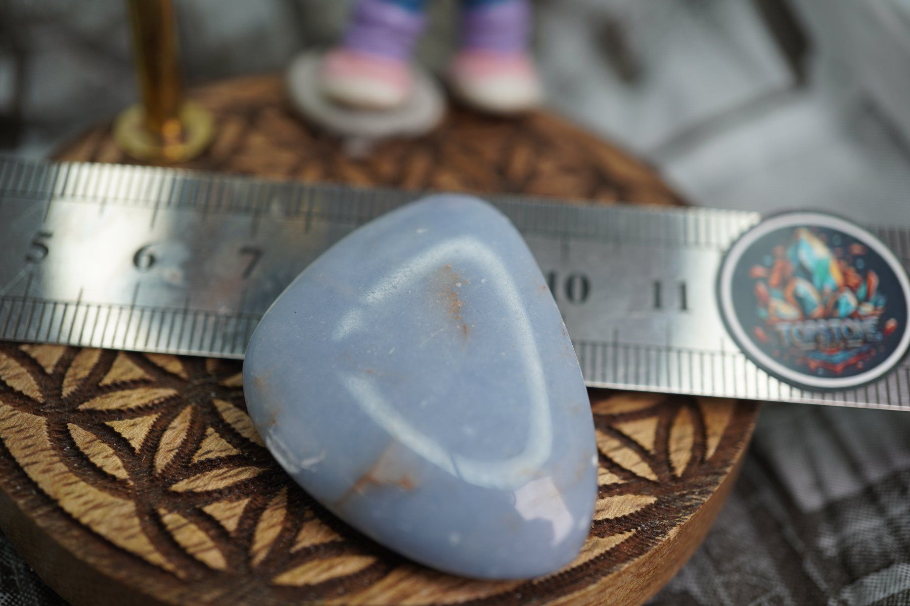 Minerali & Pietre curative: Angelit Blau      Scheibenstein     ab 1.-    Aus  Räumung – Nuovo e nell'imballaggio originale da Eschenbach SG venduto da topstone 5
