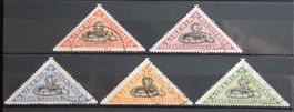 Liberia Kat. 203-207 gest. 1921 Kat. 20 Euro