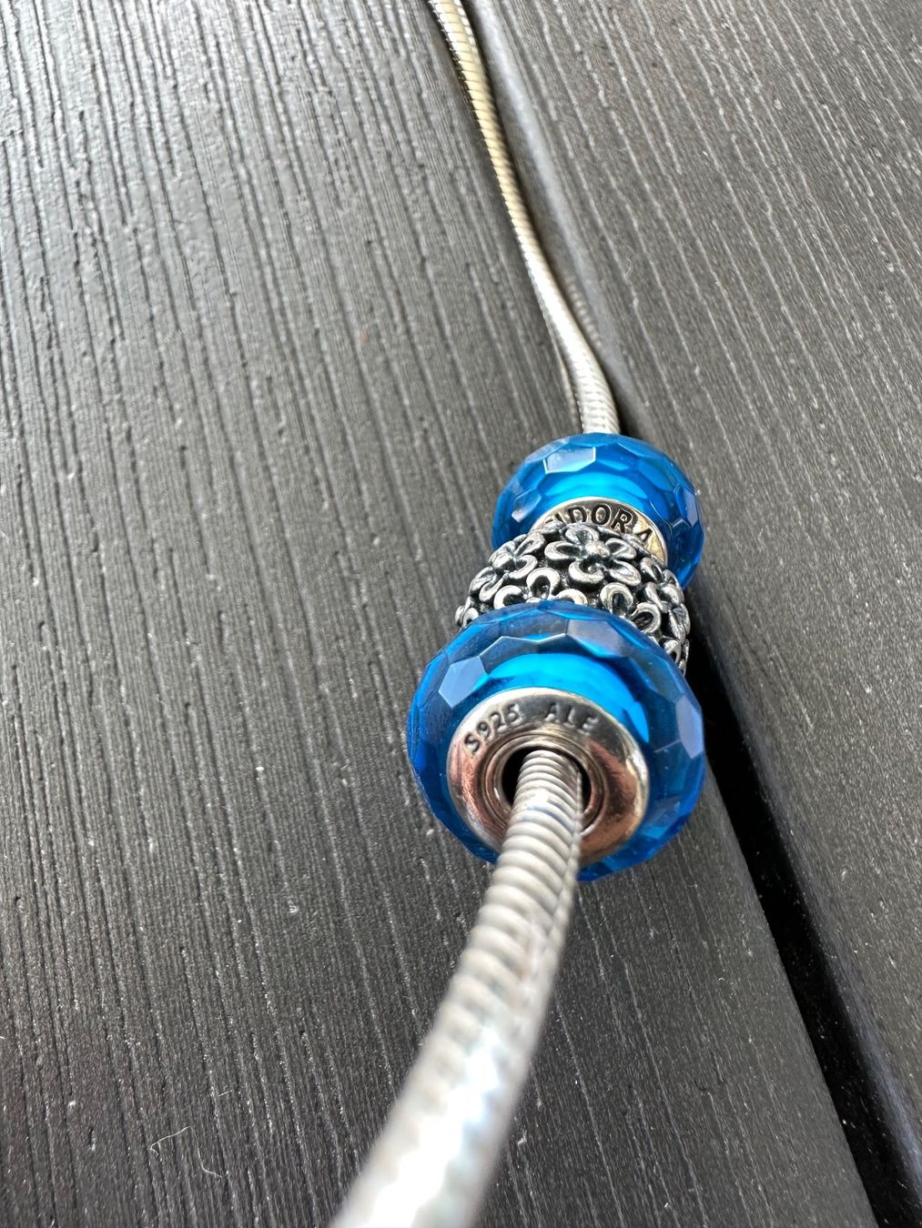 Pandora Catenine: Pandora Kette mit Charms – Usato da Winterthur venduto da AngiDi 3