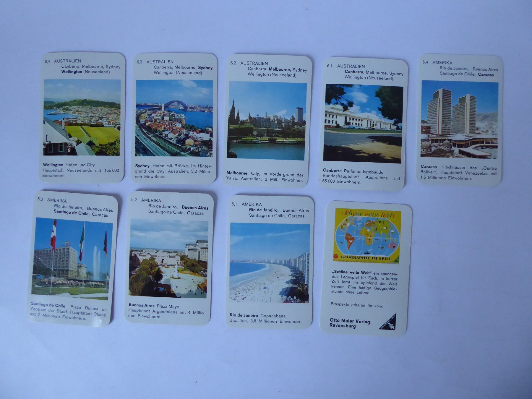 Ravensburger Giochi: Nostalgie Quartett: Rund um die Erde, Ravensburger – Usato da Turbenthal venduto da Panau 4