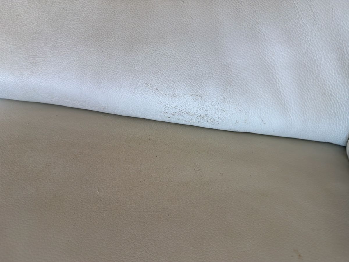 Divani: Ledersofa 3-Sitzer weiss mit Sessel – Usato da Wetzikon ZH venduto da philippe_22 4