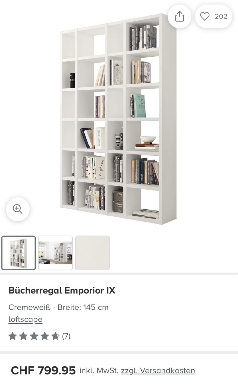 Scaffali: Hochwertiges Bücherregal Home24 – Usato da Rotkreuz venduto da hoelly87 1