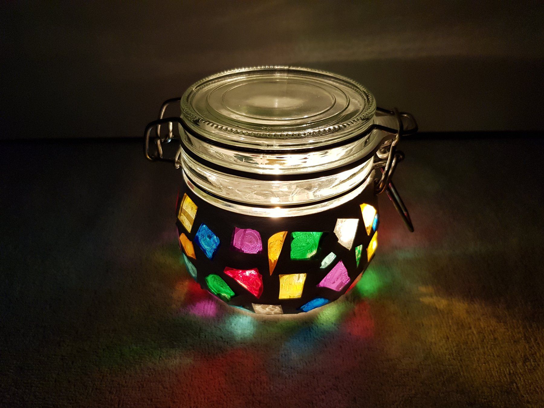 Ikea Contenitori & Simili: (Beleuchtetes) Einmachglas Regenbogen Handarbeit – Nuovo (secondo la descrizione) da Liestal venduto da tonic