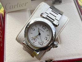 Cartier Pasha C Automatic - White Dial / Ref: W31015M7