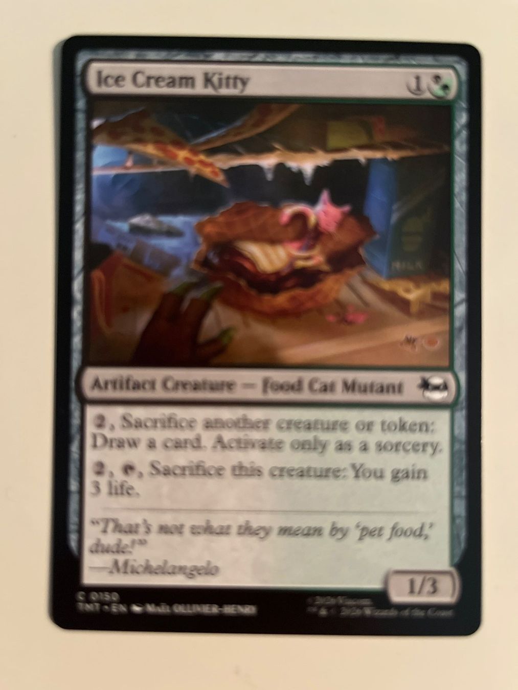 Magic The Gathering Sammelbilder & Trading cards: 1 x Ice Cream Kitty - Magic: The Gathering - MtG – Gebraucht aus Kriens von Shadi1980