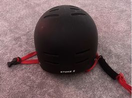 Stoke Skihelm Snowboardhelm Grösse M, Schwarz Top Zustand