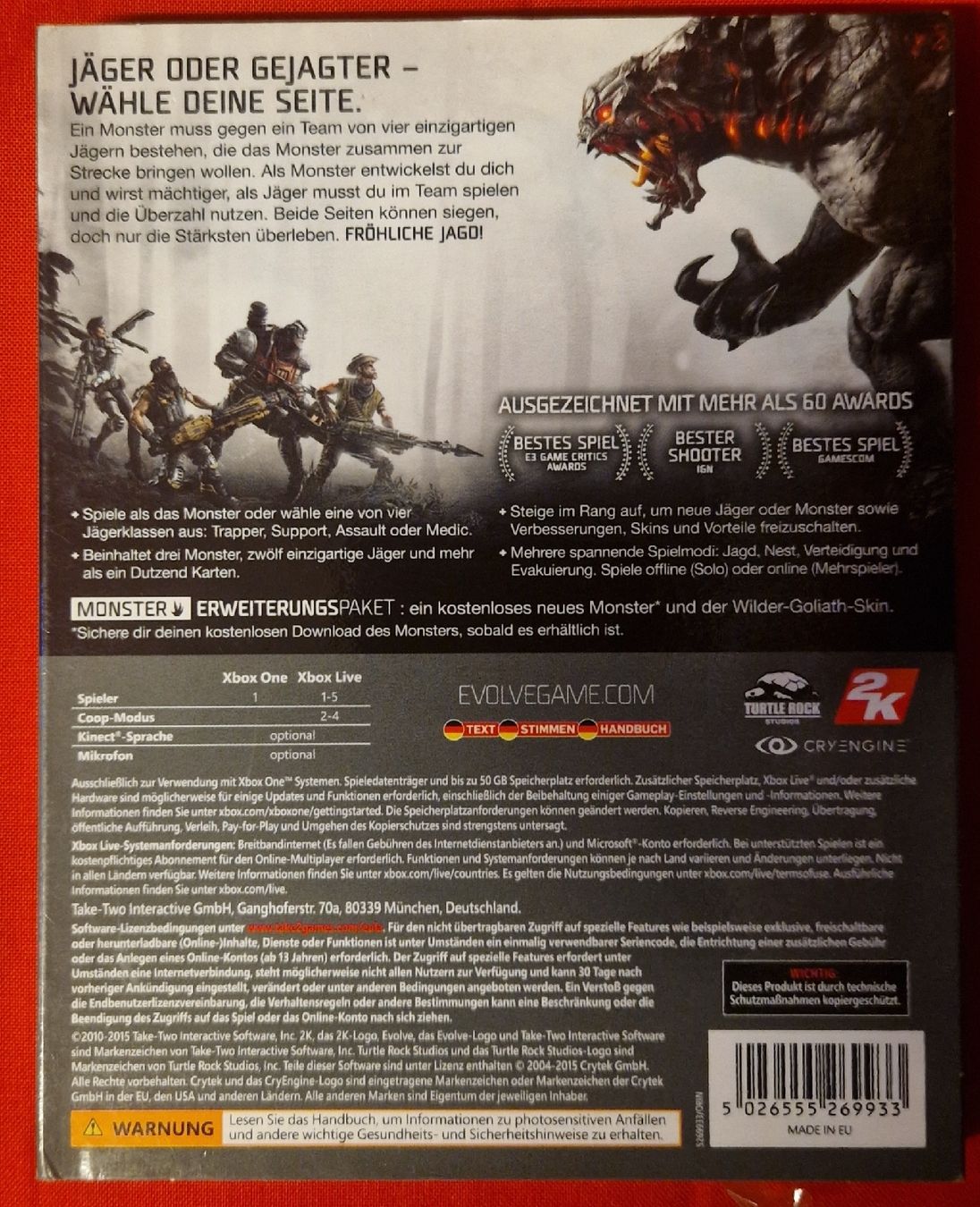 Microsoft Giochi: Evolve Xbox One – Usato da Villars-sur-Glâne venduto da MrLobTec 1
