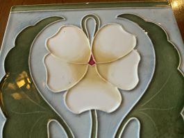 Antike Jugendstil Fliese Tile Henry Van de Velde Carl Luber