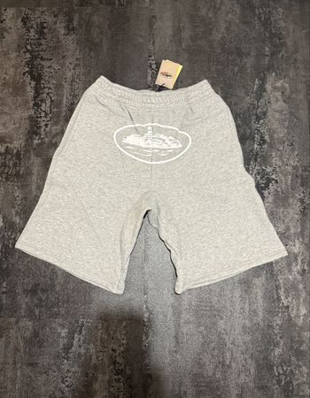 Graue baumwolle sommer shorts Corteiz