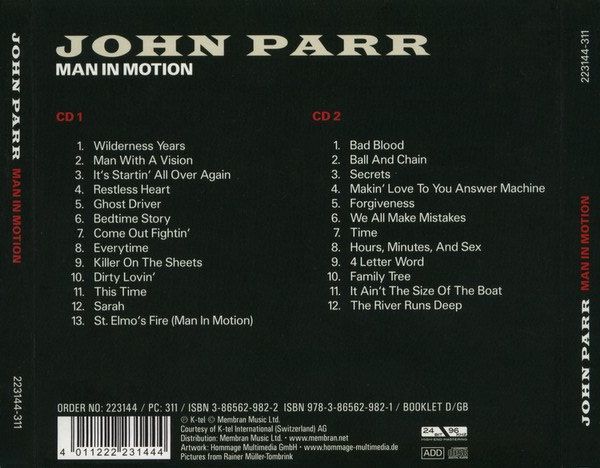 CD: John Parr – Man In Motion – Usato da Brittnau venduto da Zibu 1